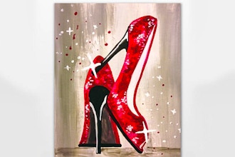 Let's Dance in Red Sparkling Shoes